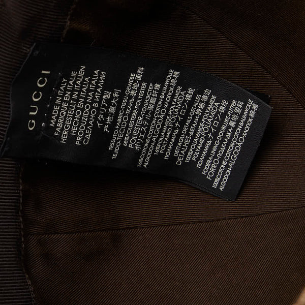 グッチ オリジナルGGキャンバス シェリーライン キャップ ベースボールキャップ 200035 ベージュ キャンバス レディース GUCCI 【中古】