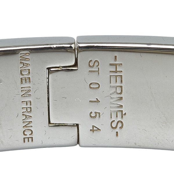 エルメス クリッククラックH PM ブレスレット ゴールド オレンジ メッキ レディース HERMES 【中古】