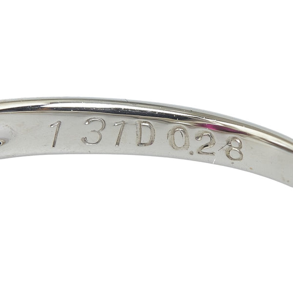 Pt900 プラチナ ルビー1.31ct ダイヤ0.28ct リング 指輪 レディース 9号 【中古】