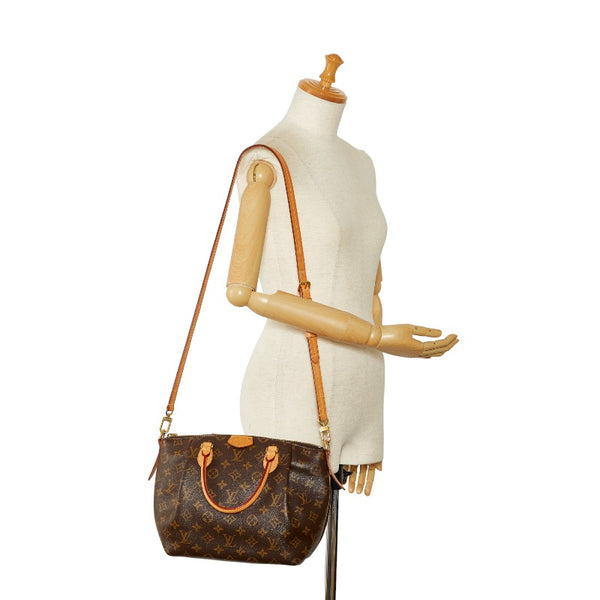ルイ ヴィトン モノグラム テュレンPM ハンドバッグ ショルダーバッグ 2WAY M48813 ブラウン PVC レザー レディース LOUIS VUITTON 【中古】