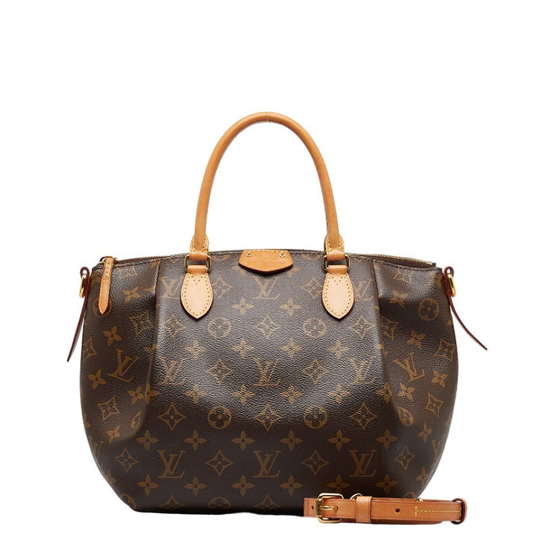 ルイ ヴィトン モノグラム テュレンPM ハンドバッグ ショルダーバッグ 2WAY M48813 ブラウン PVC レザー レディース LOUIS VUITTON 【中古】