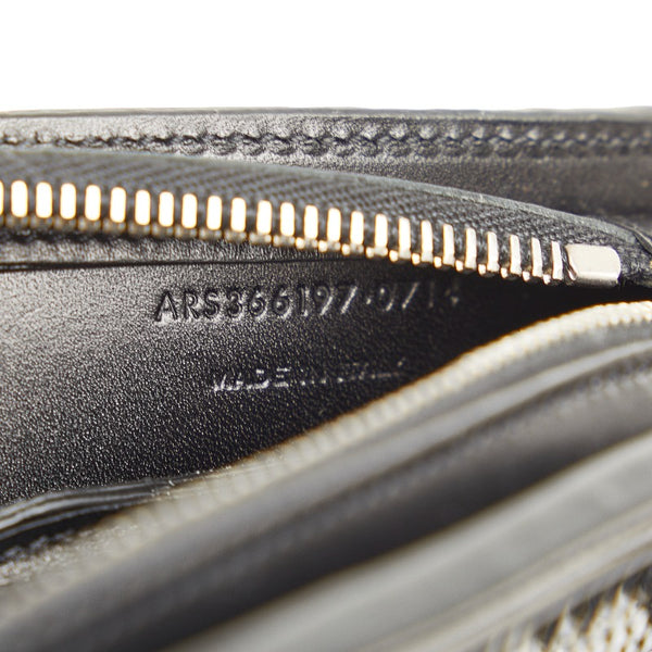 サンローラン ピストル 斜め掛け チェーン ショルダーバッグ ブラック スパンコール レザー レディース SAINT LAURENT 【中古】