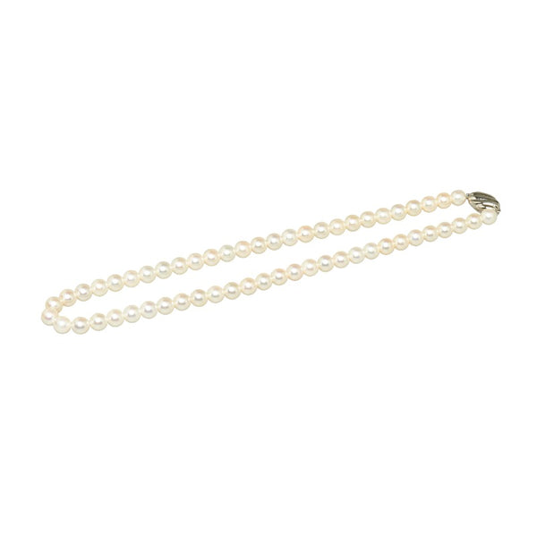 シルバー アコヤパール7～7.5mm ネックレス レディース 【中古】