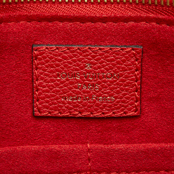 ルイ ヴィトン モノグラム スレンヌMM トートバッグ M43773 ブラウン スリーズ レッド PVC レザー レディース LOUIS VUITTON 【中古】