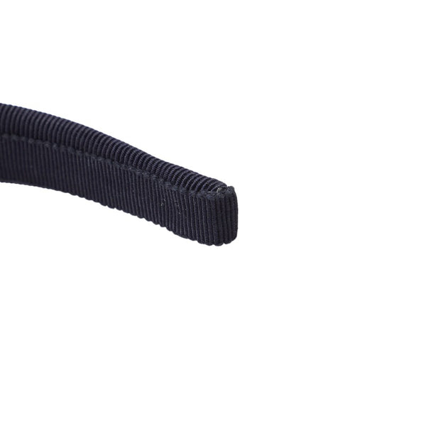 サルヴァトーレフェラガモ ヴァラ カチューシャ ネイビー ナイロン メッキ レディース Salvatore Ferragamo 【中古】