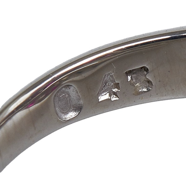 Pt900 プラチナ ルビー ダイヤ0.43ct リング 指輪 レディース 8.5号 【中古】
