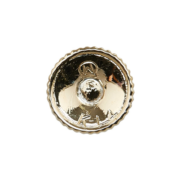 ミキモト K14YG イエローゴールド アコヤパール7～7.5mm リーフ イヤリング レディース MIKIMOTO 【中古】