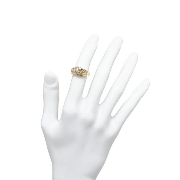 K18YG イエローゴールド ダイヤ0.70ct リング 指輪 レディース 12号 【中古】