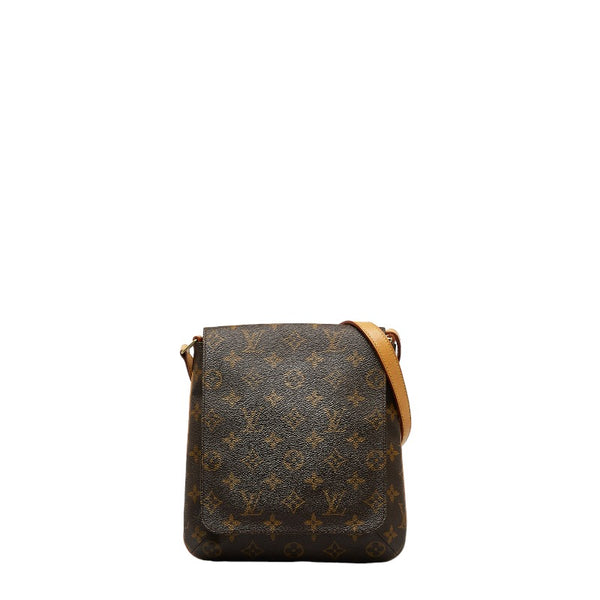 ルイ ヴィトン ミュゼットサルサ ショート ショルダーバッグ Ｍ51258 ブラウン PVC レザー レディース LOUIS VUITTON 【中古】