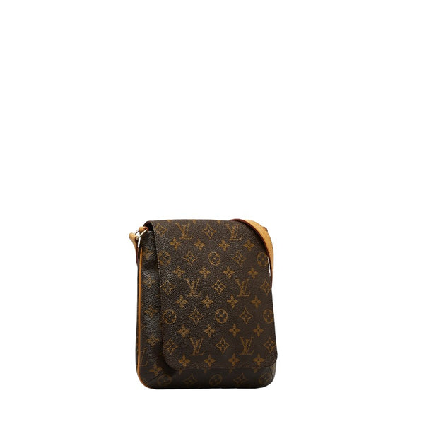 ルイ ヴィトン ミュゼットサルサ ショート ショルダーバッグ Ｍ51258 ブラウン PVC レザー レディース LOUIS VUITTON 【中古】