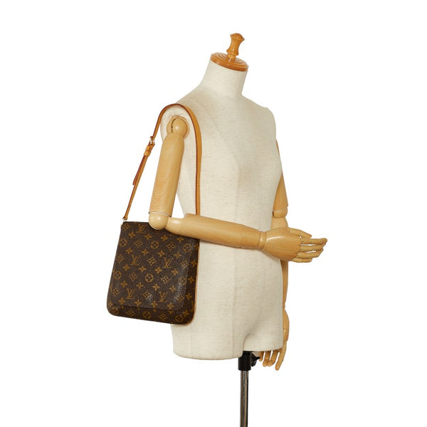 ルイ ヴィトン ミュゼットサルサ ショート ショルダーバッグ Ｍ51258 ブラウン PVC レザー レディース LOUIS VUITTON 【中古】