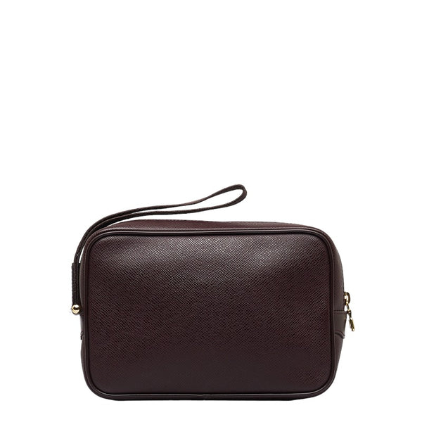 ルイ ヴィトン タイガ カルガ セカンドバッグ クラッチバッグ M30816 アカジュー ワインレッド レザー メンズ LOUIS VUITTON 【中古】