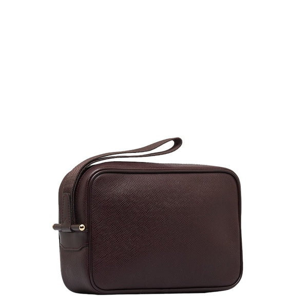 ルイ ヴィトン タイガ カルガ セカンドバッグ クラッチバッグ M30816 アカジュー ワインレッド レザー メンズ LOUIS VUITTON 【中古】