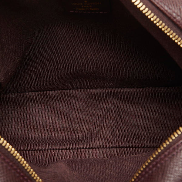 ルイ ヴィトン タイガ カルガ セカンドバッグ クラッチバッグ M30816 アカジュー ワインレッド レザー メンズ LOUIS VUITTON 【中古】