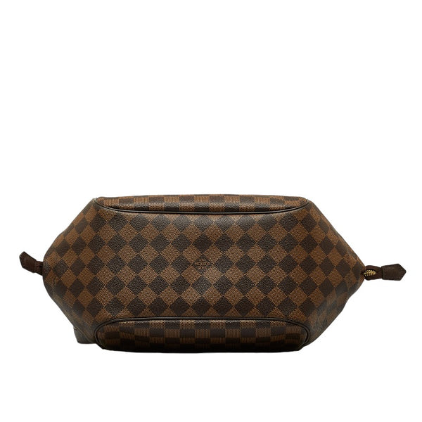 ルイ ヴィトン ダミエ ベレムMM ハンドバッグ N51174 ブラウン PVC レザー レディース LOUIS VUITTON 【中古】