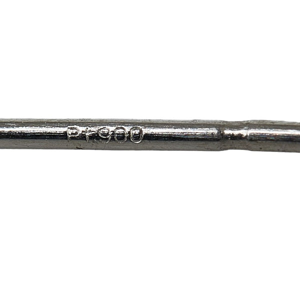 Pt900 プラチナ ダイヤ0.27ct ピアス レディース 【中古】