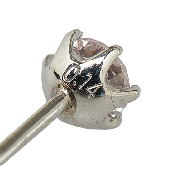 Pt900 プラチナ ダイヤ0.27ct ピアス レディース 【中古】