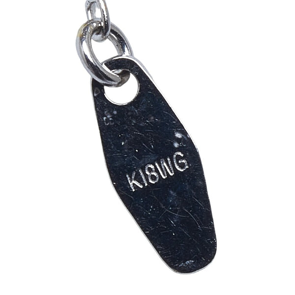 タサキ K18WG ホワイトゴールド ダイヤ1.00ct 花 フラワーモチーフ ネックレス レディース TASAKI 【中古】