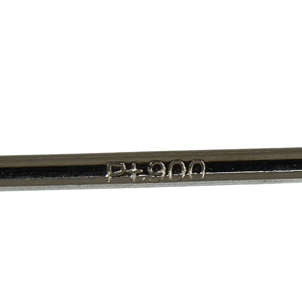 Pt900 プラチナ ダイヤ0.60ct ピアス レディース 【中古】