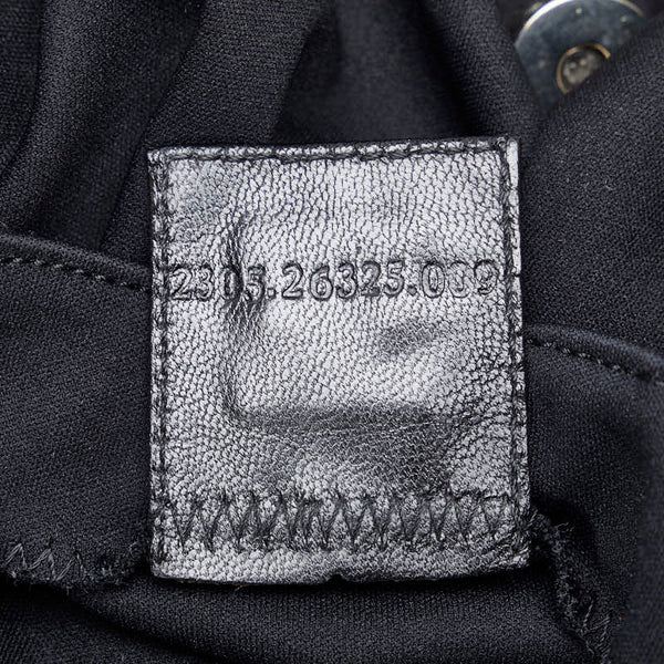 フェンディ マンマバケット ショルダーバッグ 26325 ブラック ジャージー レディース FENDI 【中古】