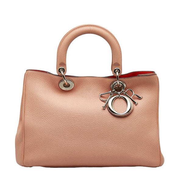 ディオール ディオリッシモ ハンドバッグ ショルダーバッグ 2WAY ピンク レザー レディース Dior 【中古】