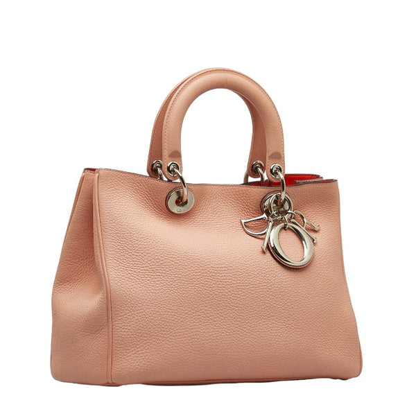ディオール ディオリッシモ ハンドバッグ ショルダーバッグ 2WAY ピンク レザー レディース Dior 【中古】