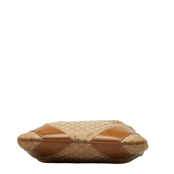 グッチ GGキャンバス ワンショルダーバッグ 124358 ベージュ キャンバス レザー レディース GUCCI 【中古】