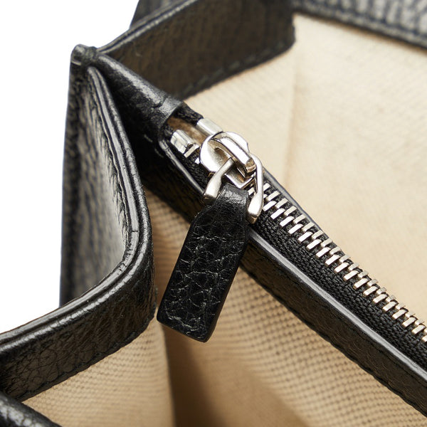 グッチ ディオニュソス チェーン ショルダーバッグ 403348 ブラック  シルバー レザー レディース GUCCI 【中古】