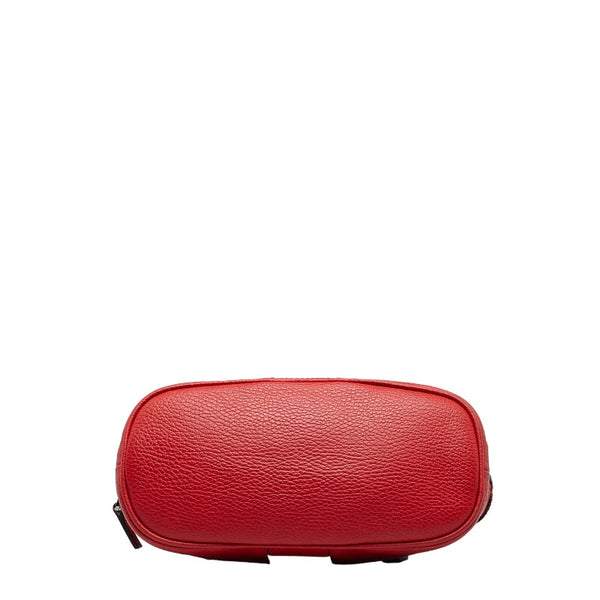 グッチ シェリーライン ハンドバッグ ショルダーバッグ 2WAY 341504 レッド レザー レディース GUCCI 【中古】