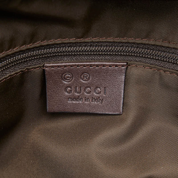 グッチ ホースビット柄 ハンドバッグ 248271 ベージュ ブラウン キャンバス レザー レディース GUCCI 【中古】