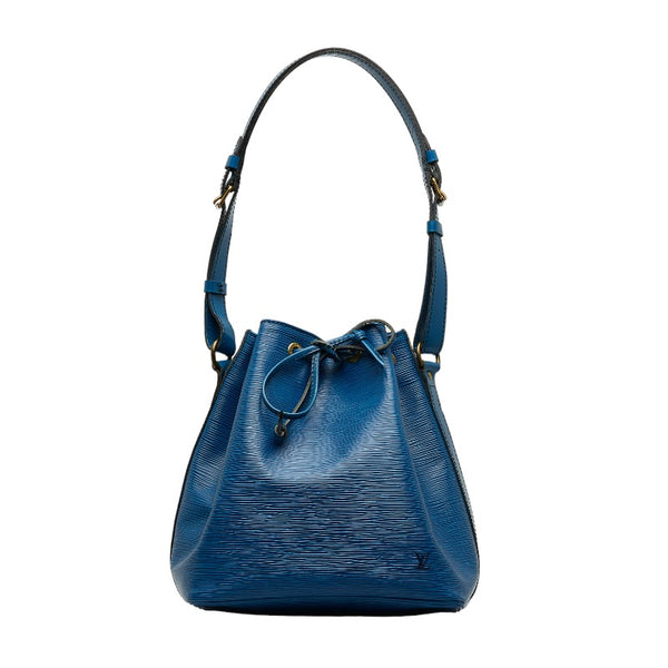 ルイ ヴィトン エピ プチノエ ショルダーバッグ M44105 トレドブルー  レザー レディース LOUIS VUITTON 【中古】