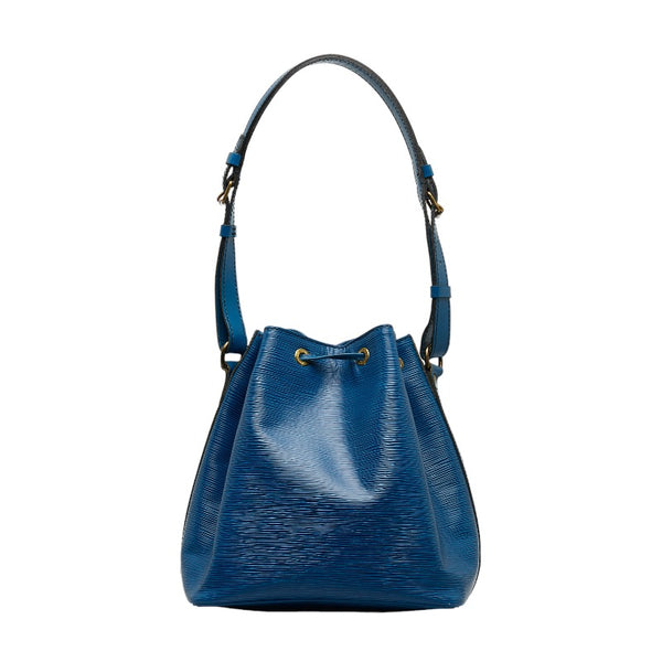 ルイ ヴィトン エピ プチノエ ショルダーバッグ M44105 トレドブルー  レザー レディース LOUIS VUITTON 【中古】