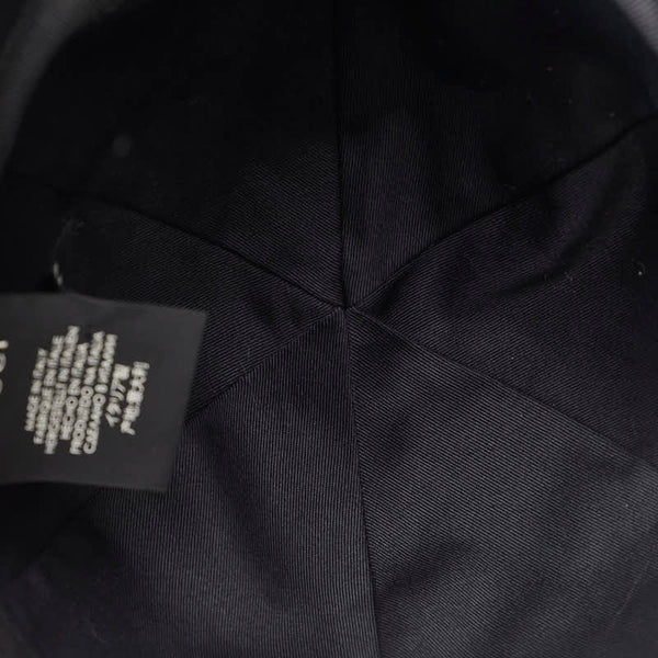 グッチ シェリーライン キャップ ベースボールキャップ ブラック ウール レディース GUCCI 【中古】