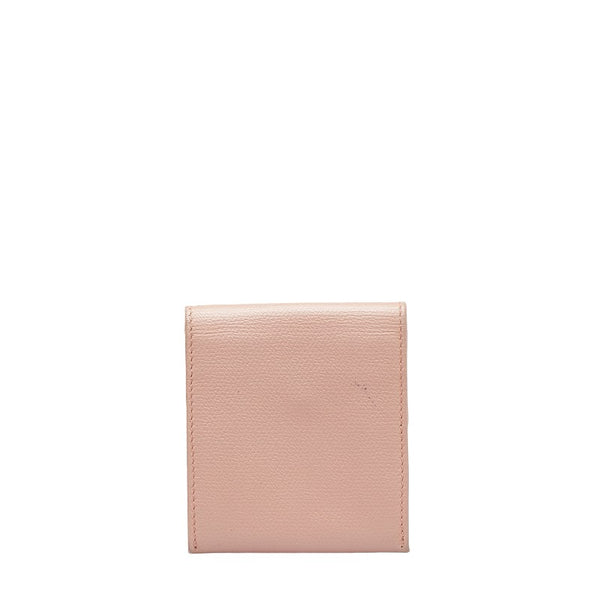 シャネル ココボタン ココマーク 小銭入れ コインケース ピンク レザー レディース CHANEL 【中古】