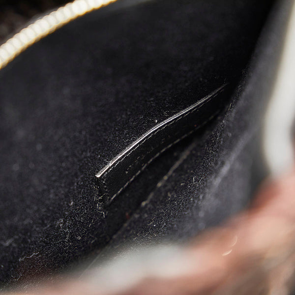 サンローラン パニエ スモール ハンドバッグ バケツ 579518 ブラウン ブラック ラフィア レディース SAINT LAURENT 【中古】