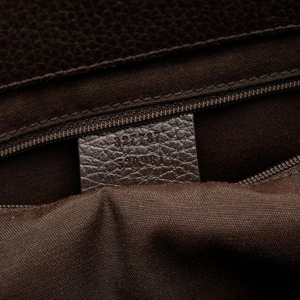 グッチ GGクリスタル アビー トートバッグ 327787 ブラウン PVC レザー レディース GUCCI 【中古】