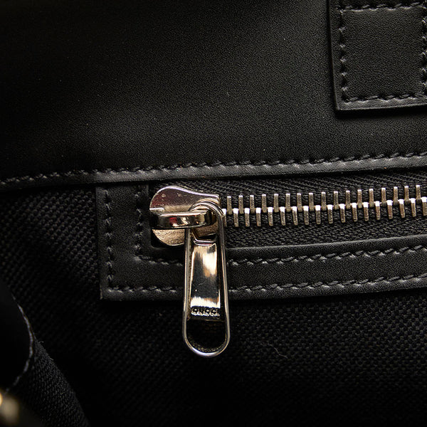 グッチ GGスプリーム トートバッグ ショルダーバッグ 2WAY 495559 ブラック PVC レザー レディース GUCCI 【中古】