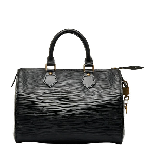 ルイ ヴィトン エピ スピーディ25 ハンドバッグ ミニボストンバッグ M59032 ノワール ブラック レザー レディース LOUIS VUITTON 【中古】