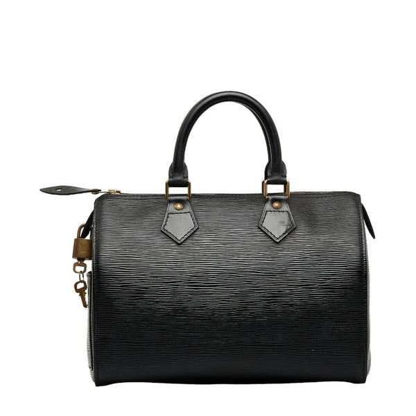ルイ ヴィトン エピ スピーディ25 ハンドバッグ ミニボストンバッグ M59032 ノワール ブラック レザー レディース LOUIS VUITTON 【中古】