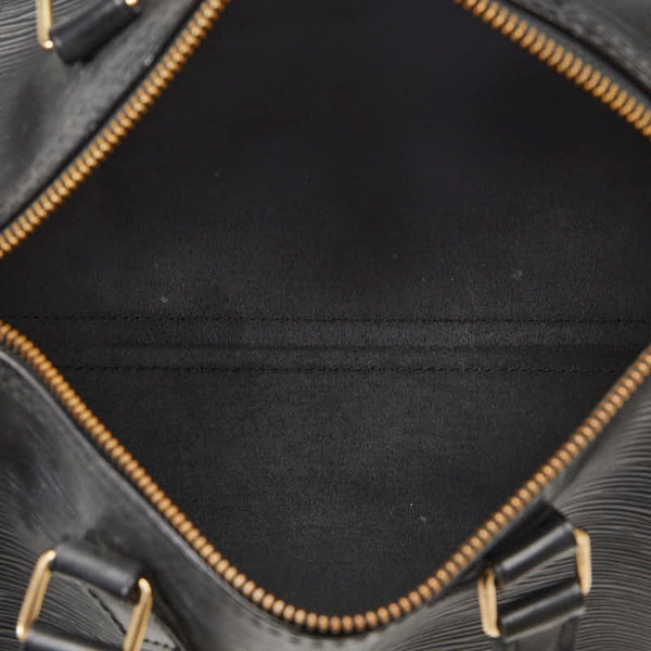 ルイ ヴィトン エピ スピーディ25 ハンドバッグ ミニボストンバッグ M59032 ノワール ブラック レザー レディース LOUIS VUITTON 【中古】