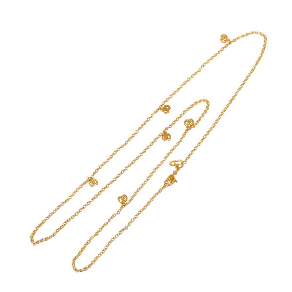 ディオール ネックレス ゴールド メッキ レディース Dior 【中古】