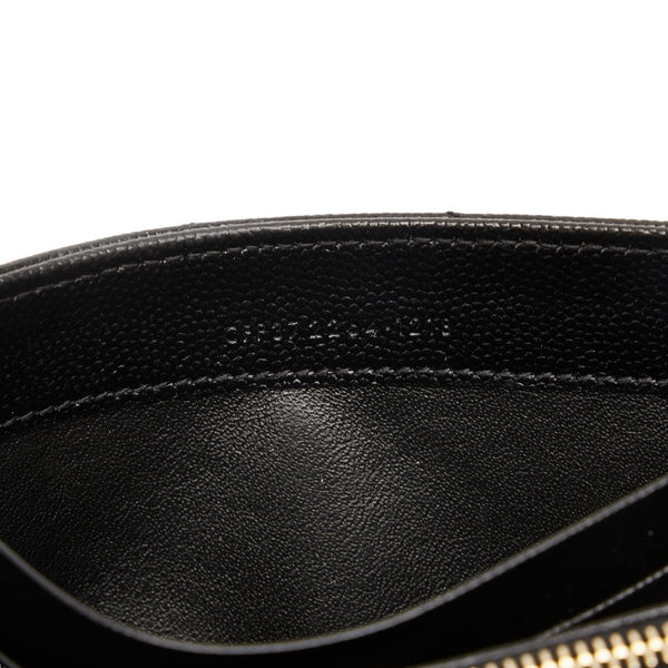 サンローラン カサンドラ マテラッセ 長財布 372264 ブラック キャビアスキン レディース SAINT LAURENT 【中古】