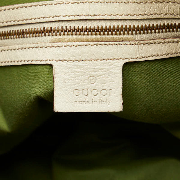 グッチ GGキャンバス トートバッグ 144186 ベージュ マルチカラー キャンバス レザー レディース GUCCI 【中古】