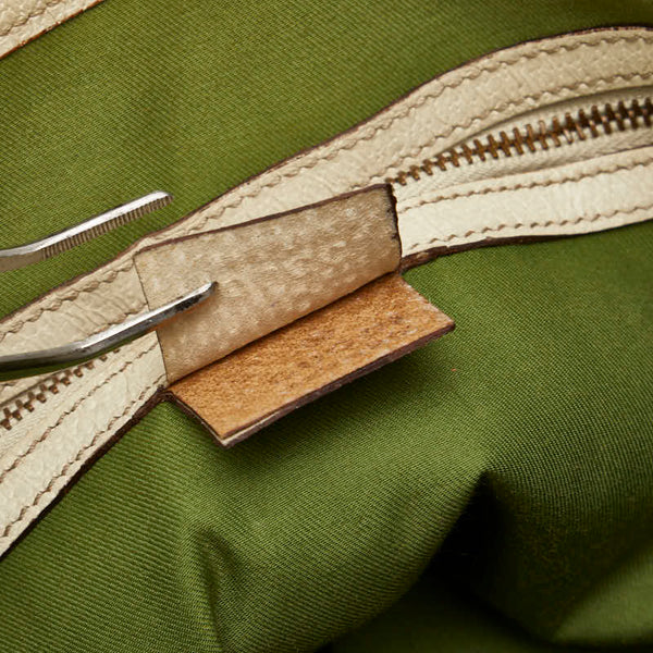 グッチ GGキャンバス トートバッグ 144186 ベージュ マルチカラー キャンバス レザー レディース GUCCI 【中古】