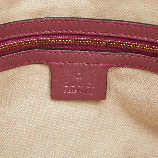 グッチ グッチシマ ハートビット ハンドバッグ ワンショルダーバッグ 269959 ピンク レザー レディース GUCCI 【中古】