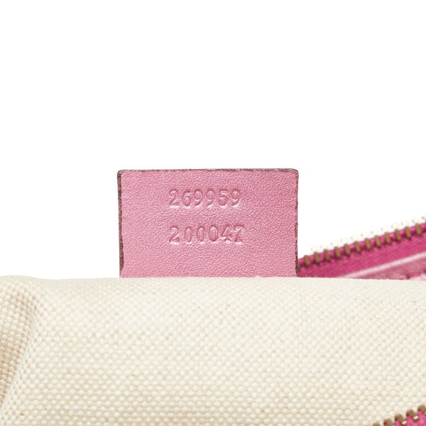 グッチ グッチシマ ハートビット ハンドバッグ ワンショルダーバッグ 269959 ピンク レザー レディース GUCCI 【中古】
