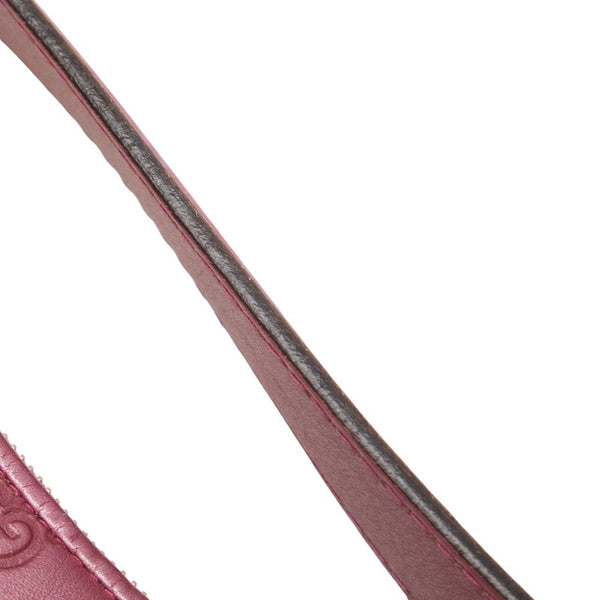 グッチ グッチシマ ハートビット ハンドバッグ ワンショルダーバッグ 269959 ピンク レザー レディース GUCCI 【中古】