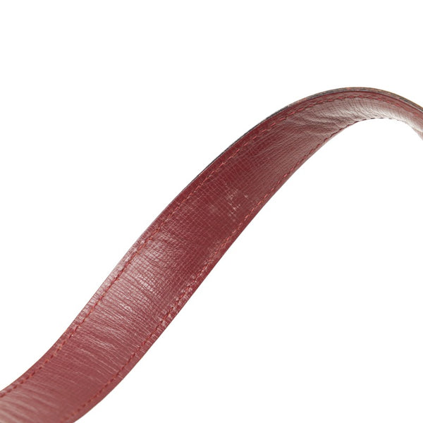 カルティエ マストライン ハンドバッグ ワインレッド レザー レディース CARTIER 【中古】