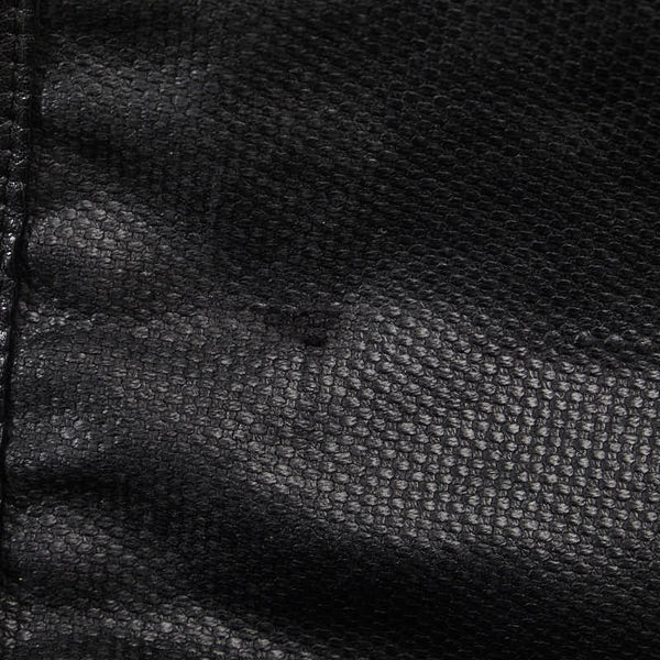 サンローラン 斜め掛け ショルダーバッグ ブラック キャンバス レザー レディース SAINT LAURENT 【中古】