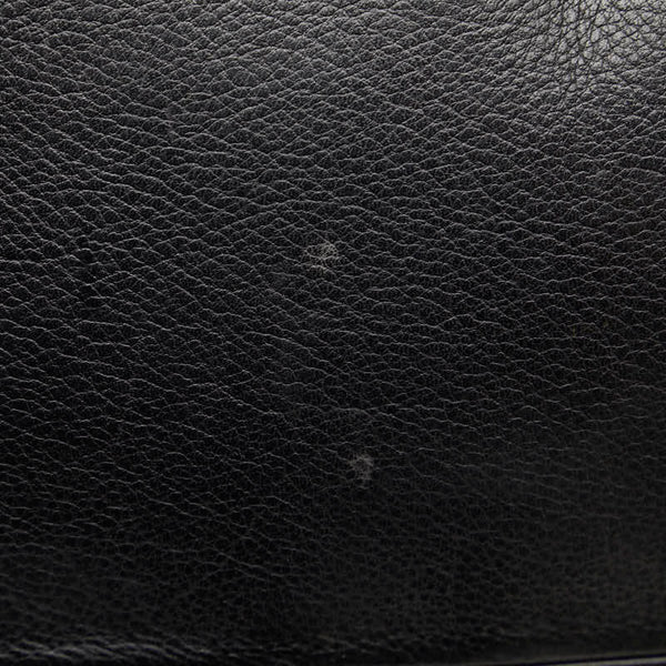 サンローラン 斜め掛け ショルダーバッグ ブラック キャンバス レザー レディース SAINT LAURENT 【中古】